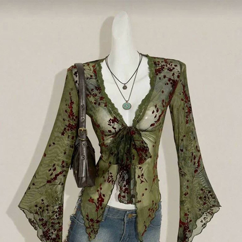 MEXZT Vintage Kwiatowe Koszule – Romper Floral Print recenzja i cena