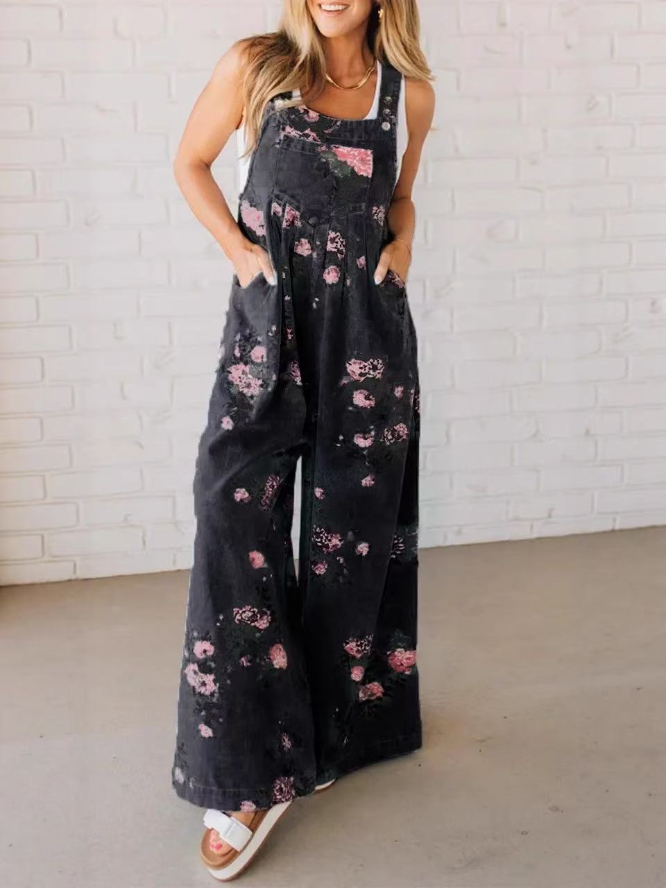 Damskie ogrodniczki w nowym st – Romper Floral Print recenzja i cena