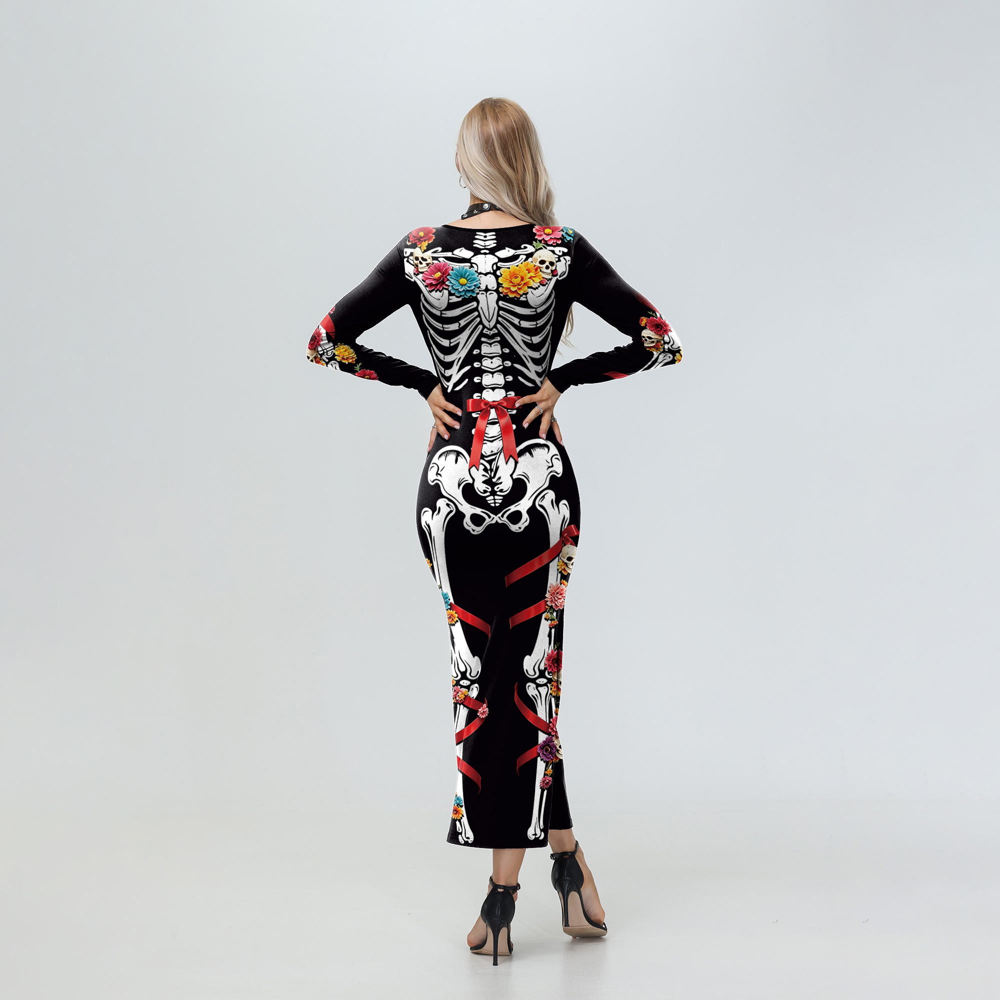 Halloweenowa sukienka midi z k – Midi Skirt Floral recenzja i cena