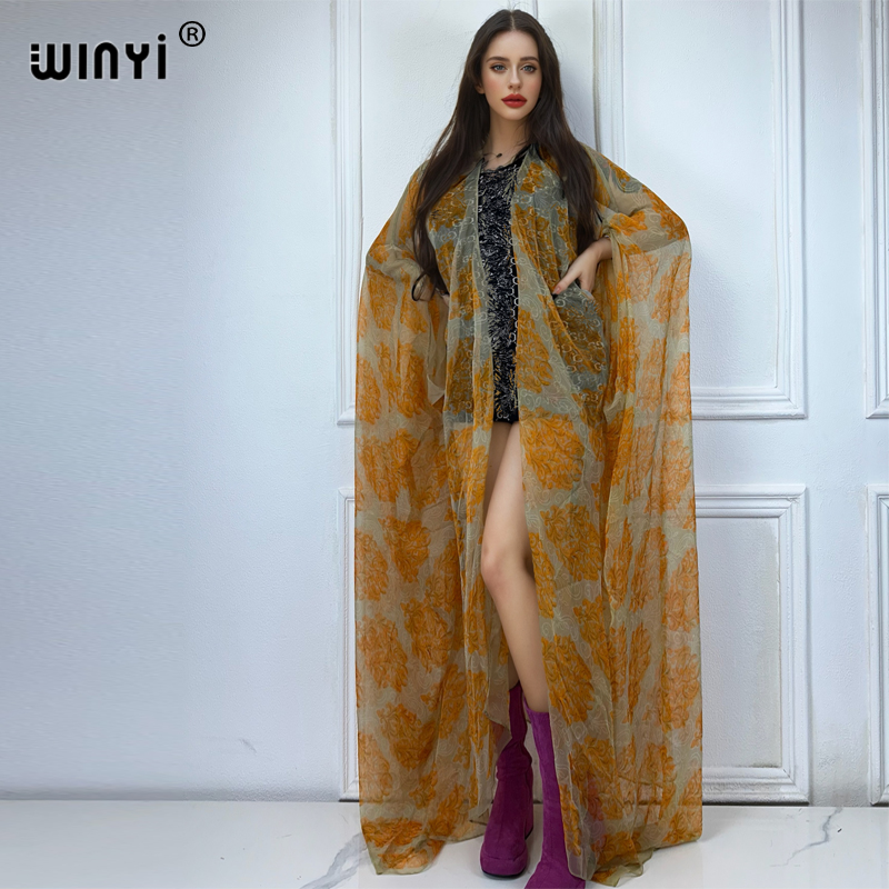 WINYI maxi kimono lato perspek – Cover Up Kaftan recenzja i cena