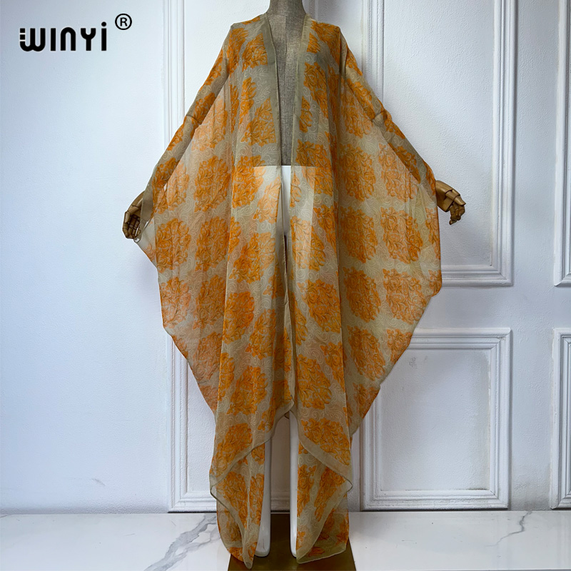WINYI maxi kimono lato perspek – Cover Up Kaftan recenzja i cena