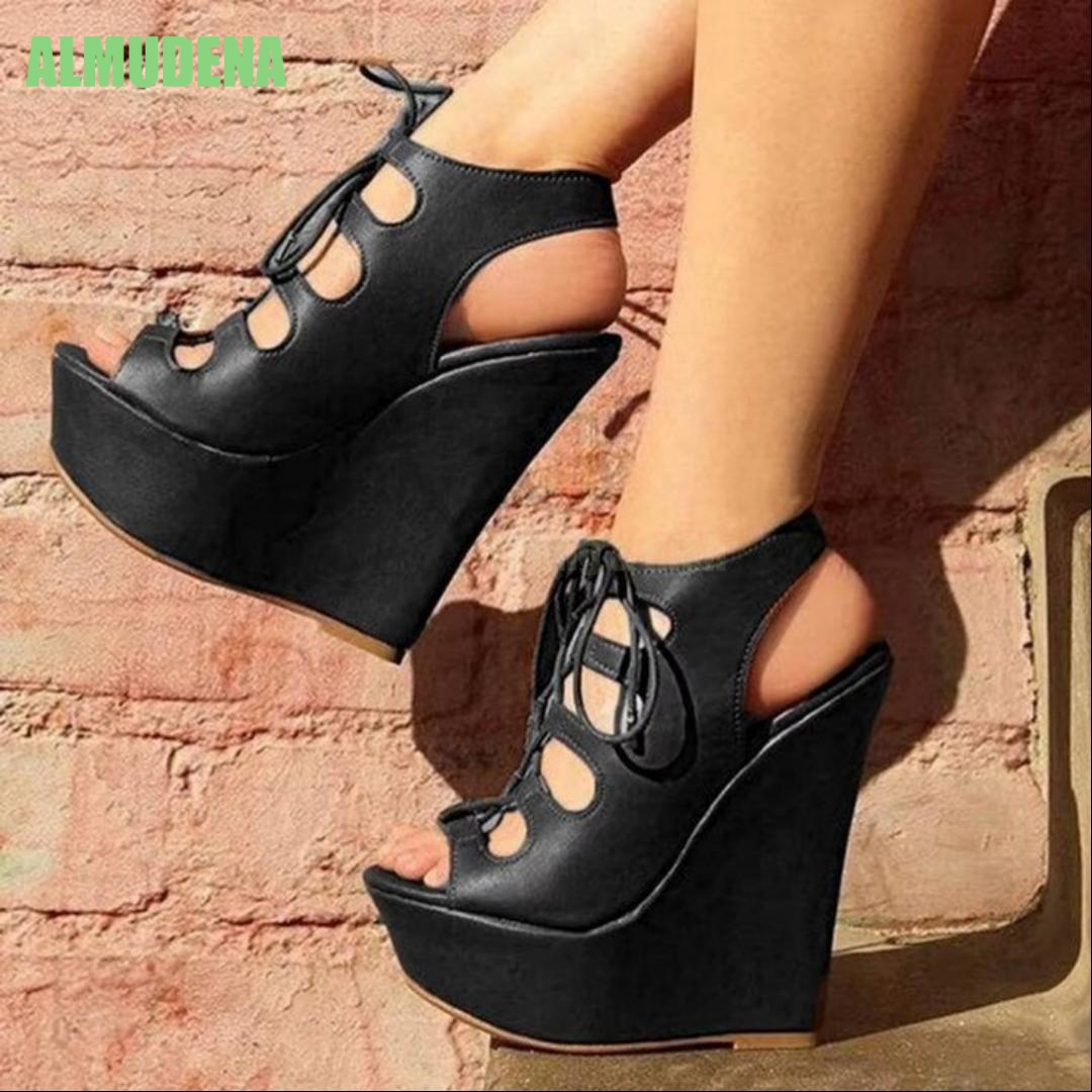 Damskie sandały na platformie  – Sandal Strappy Heeled recenzja i cena