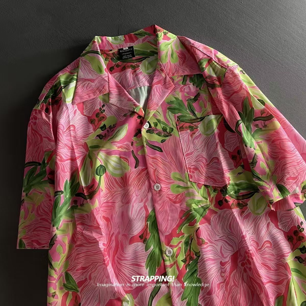 Różowy Graffiti Kwiatowy kubań – Romper Floral Print recenzja i cena