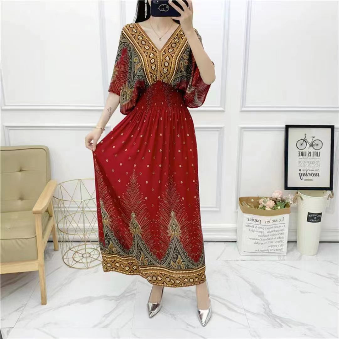 Sukienka midi w stylu bohemy,  – Midi Skirt Floral recenzja i cena